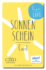 Die Bad Kleinkirchheim Sonnenschein Card bietet jedem seinen persönlichen Sonnenschein Moment! Tauche ein in die winterliche Welt der Nockberge und genießen Sie das vielfältige Angebot.