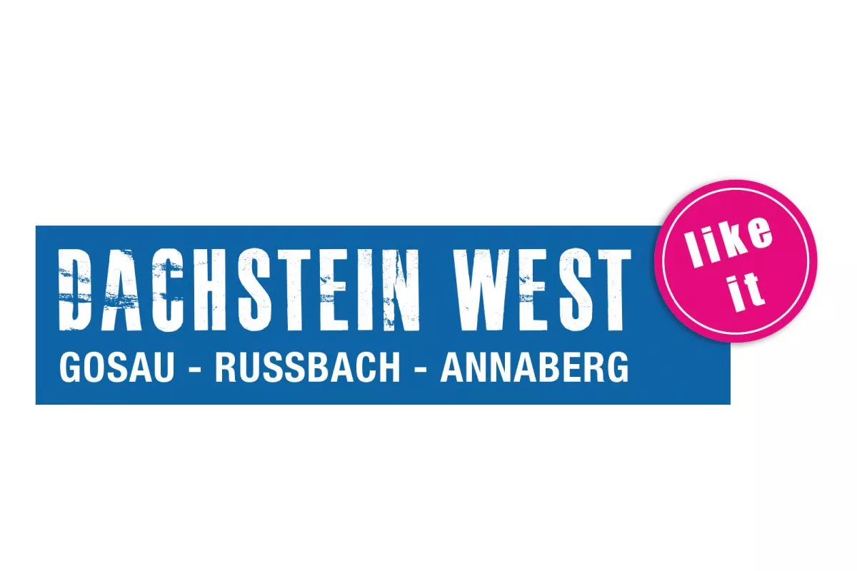Das Logo vom Skigebiet Dachstein West.