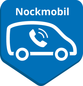 Das Nockmobil stellt ein fl exibles und bedarfsorienƟ ertes Mobilitätssystem dar, das Sie von Haltepunkt zu Haltepunkt bringt.